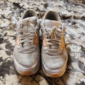 Nike White and Cream Sneakers